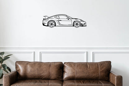 718 Cayman GT4 RS - Metal Wall Art - Metal Art