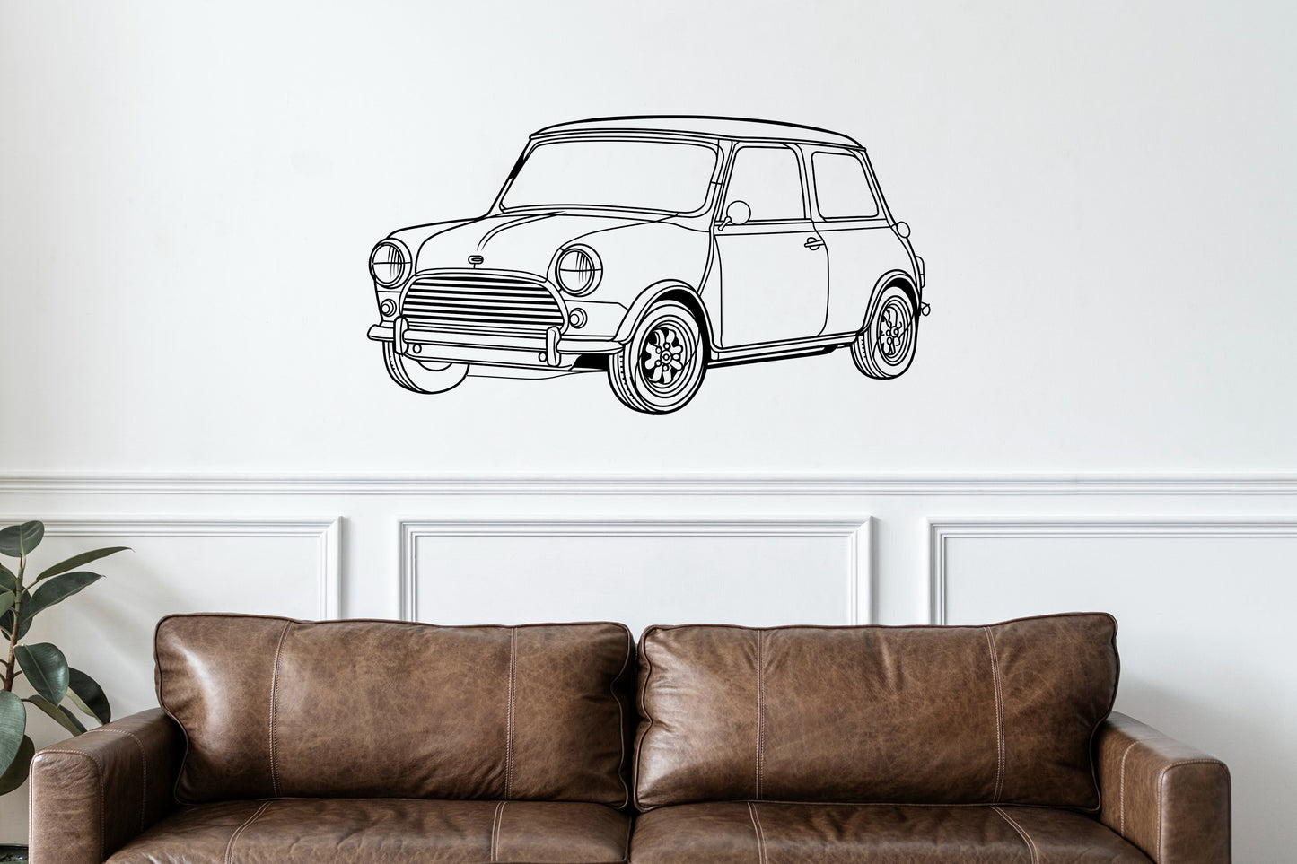 Austin Mini - Metal Wall Art