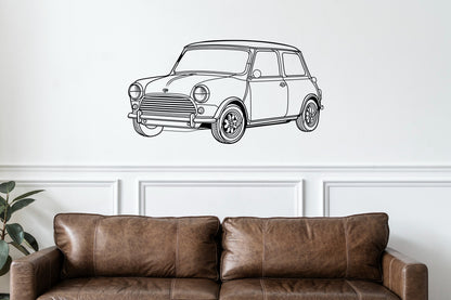 Austin Mini - Metal Wall Art