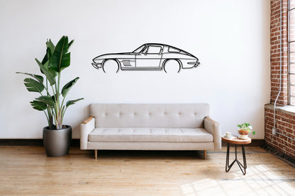 Corvette C2 1967 - Metal Wall Art