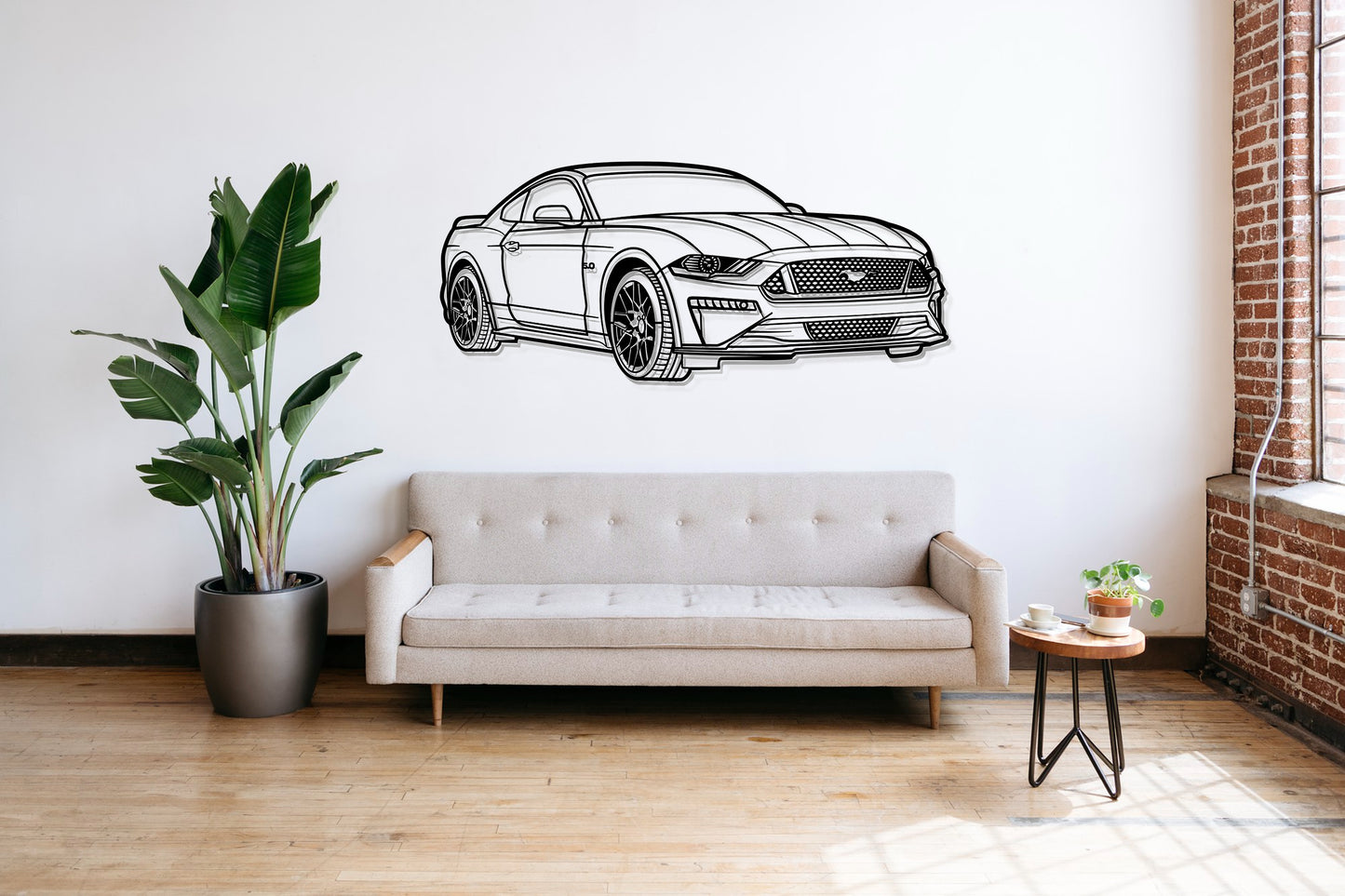 2018 Mustang GT - Perspective - Metal Wall Art
