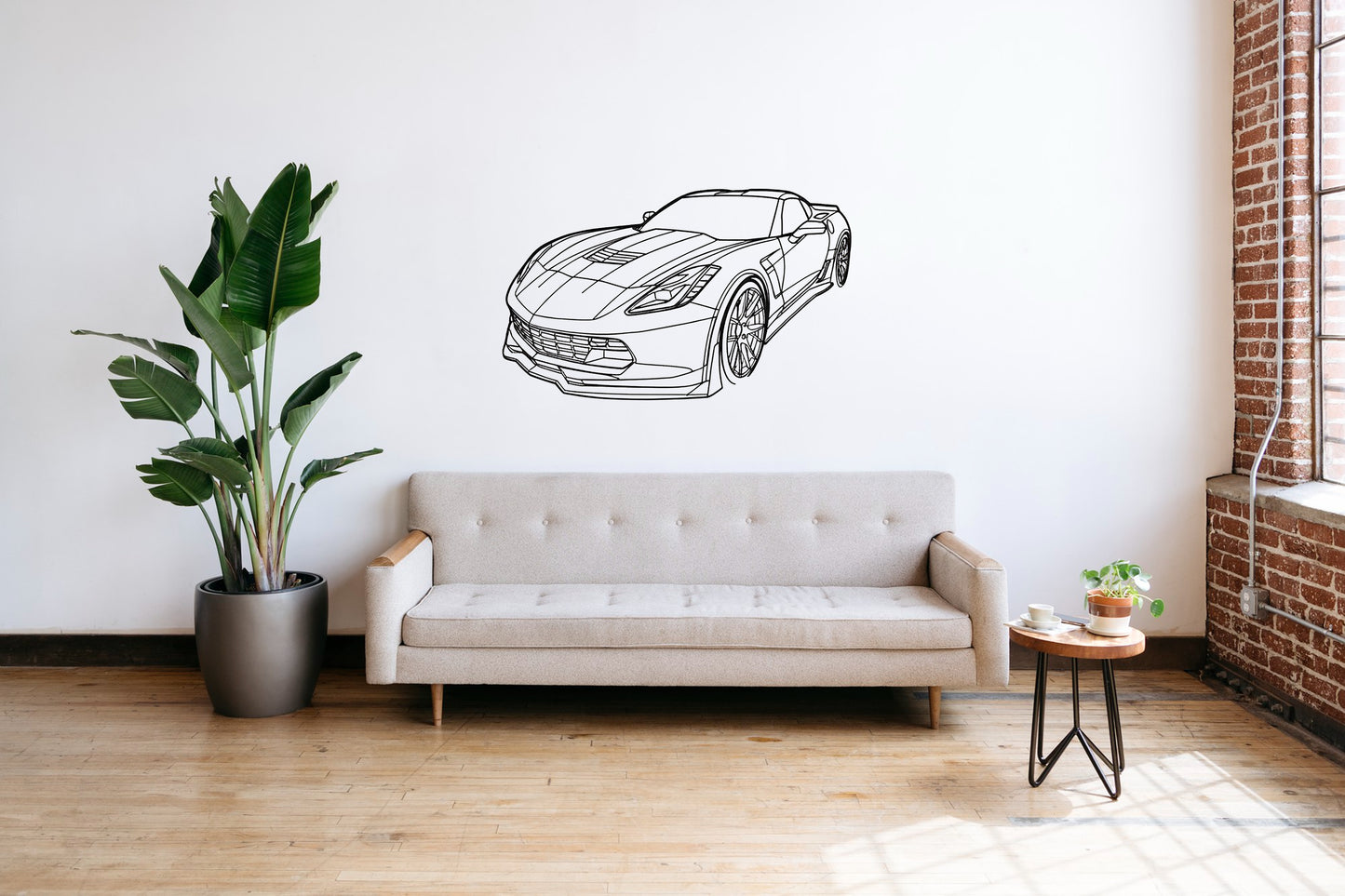Corvette C7 Z06 - Metal Wall Art