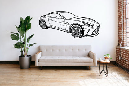 Aston Martin Vantage - Metal Wall Art