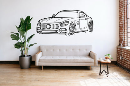 AMG GT C - Metal Wall Art