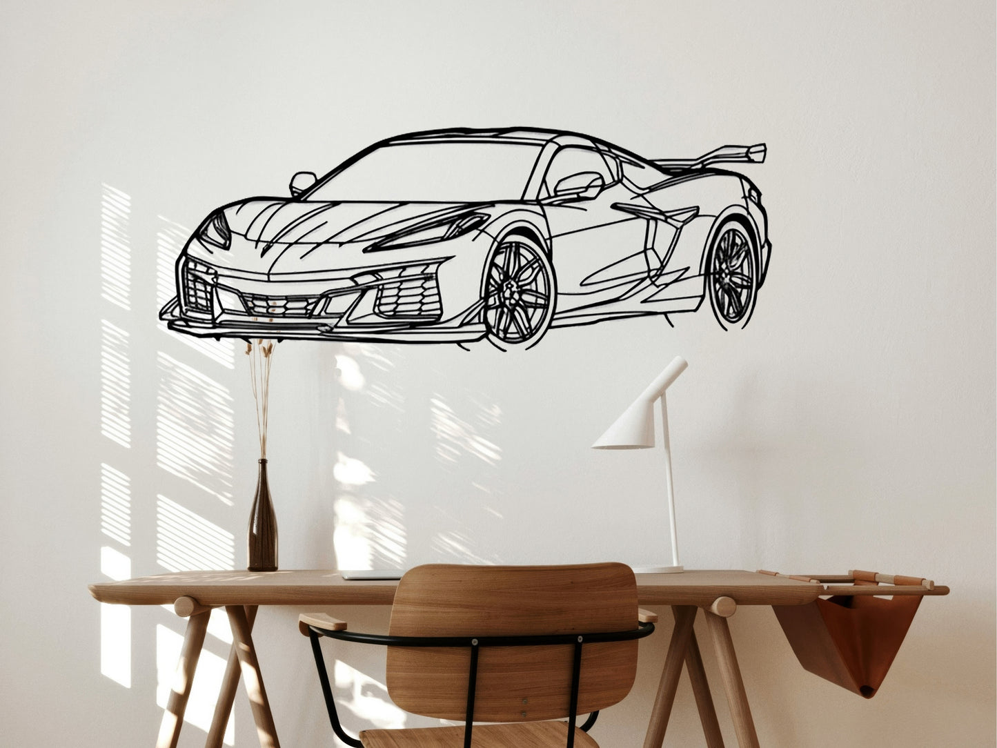 Corvette C8 2024 - Metal Wall Art