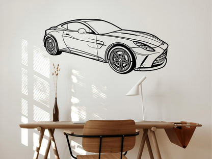 Aston Martin Vantage - Metal Wall Art