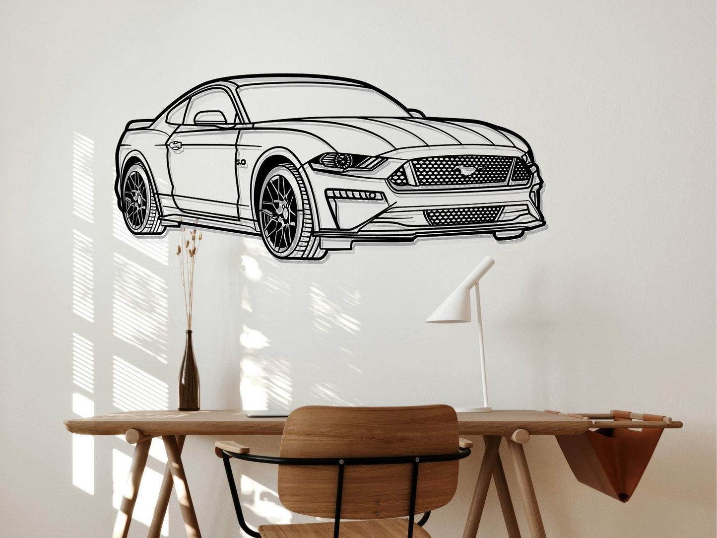 2018 Mustang GT - Perspective - Metal Wall Art