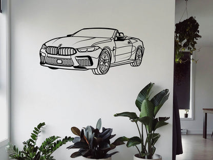M8 Cabriolet - Metal Wall Art - Metal Art