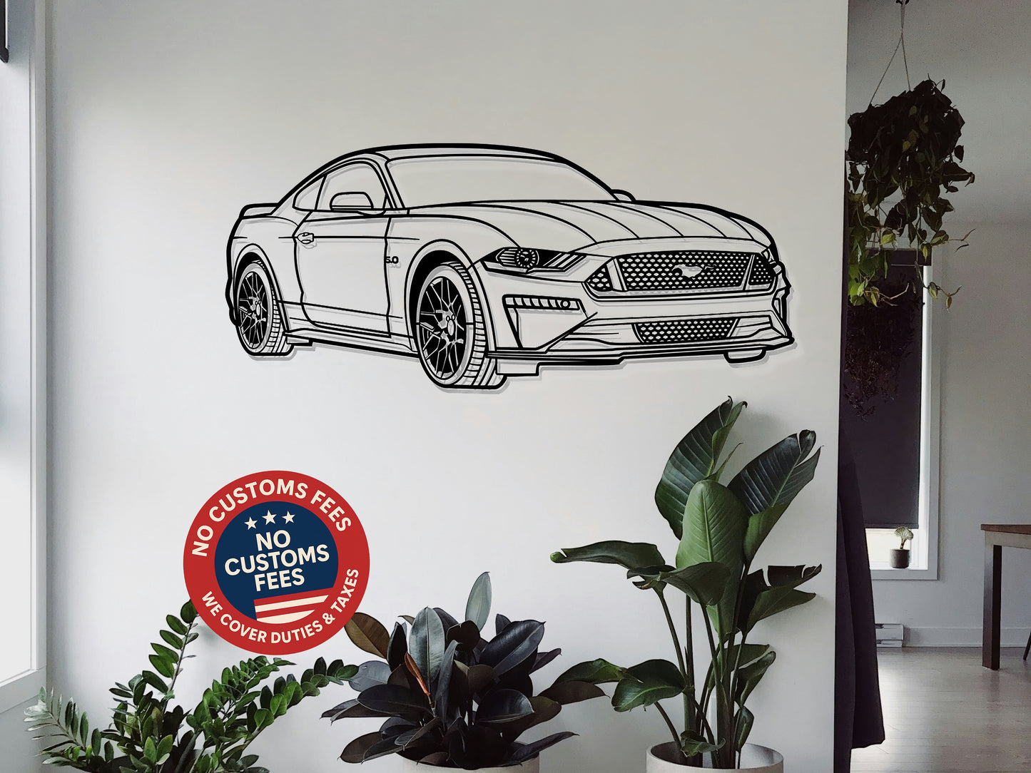 2018 Mustang GT - Perspective - Metal Wall Art