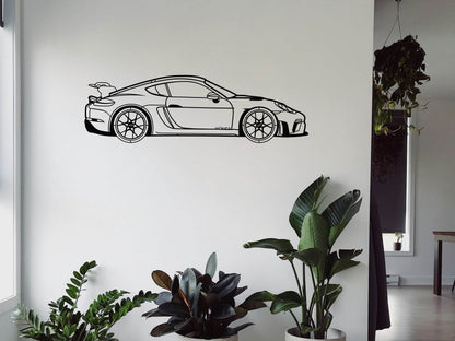 718 Cayman GT4 RS - Metal Wall Art - Metal Art