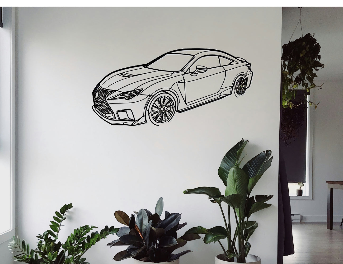 RC F 2020 - Metal Wall Art