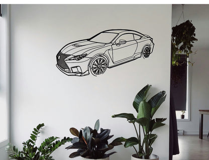 RC F 2020 - Metal Wall Art