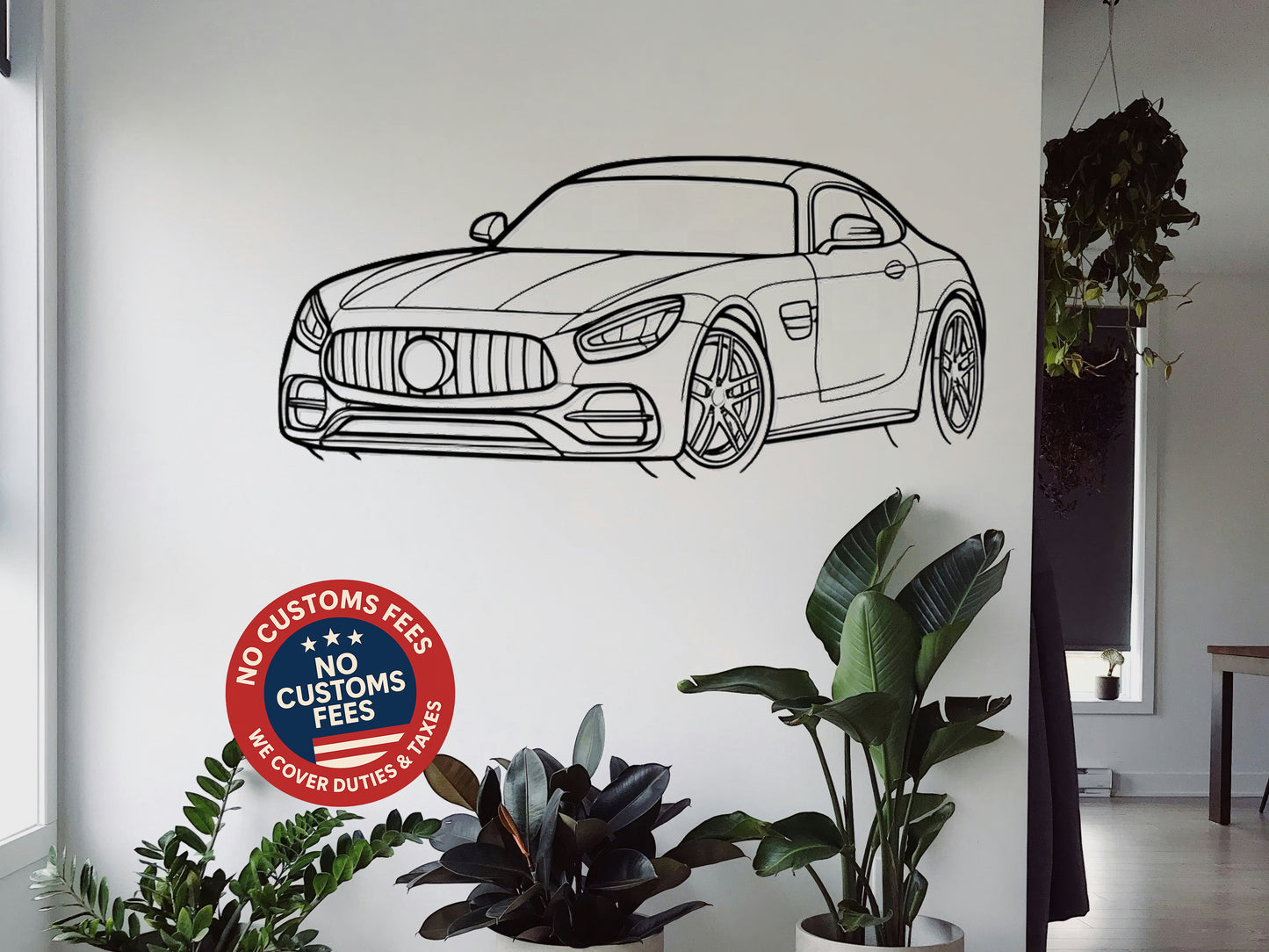 AMG GT C - Metal Wall Art