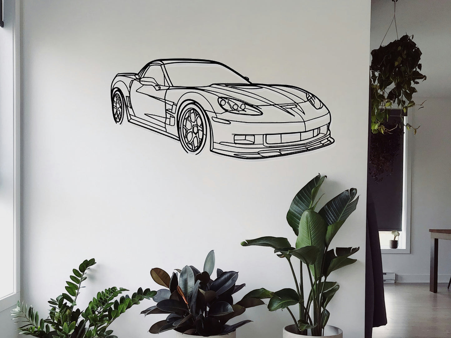 Corvette C6 ZR1 - Metal Wall Art