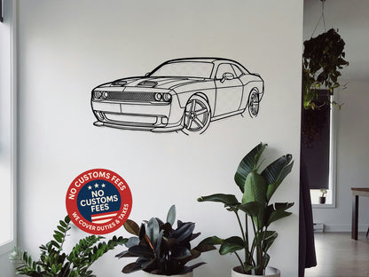 Challenger SRT 2023 - Metal Wall Art