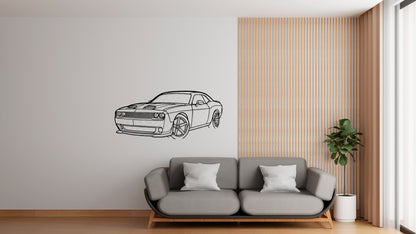 Challenger SRT 2023 - Metal Wall Art