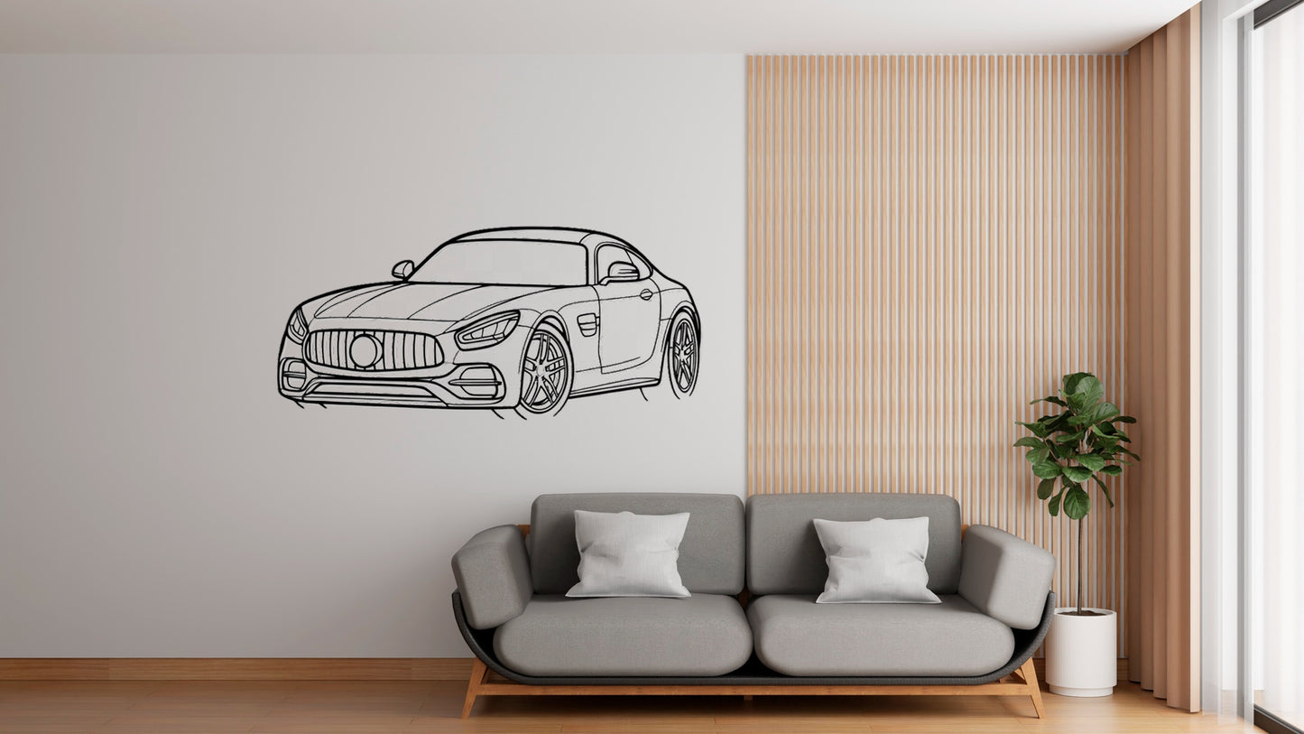 AMG GT C - Metal Wall Art