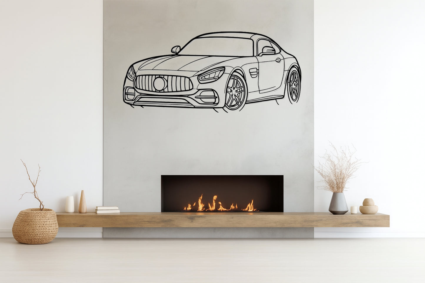 AMG GT C - Metal Wall Art