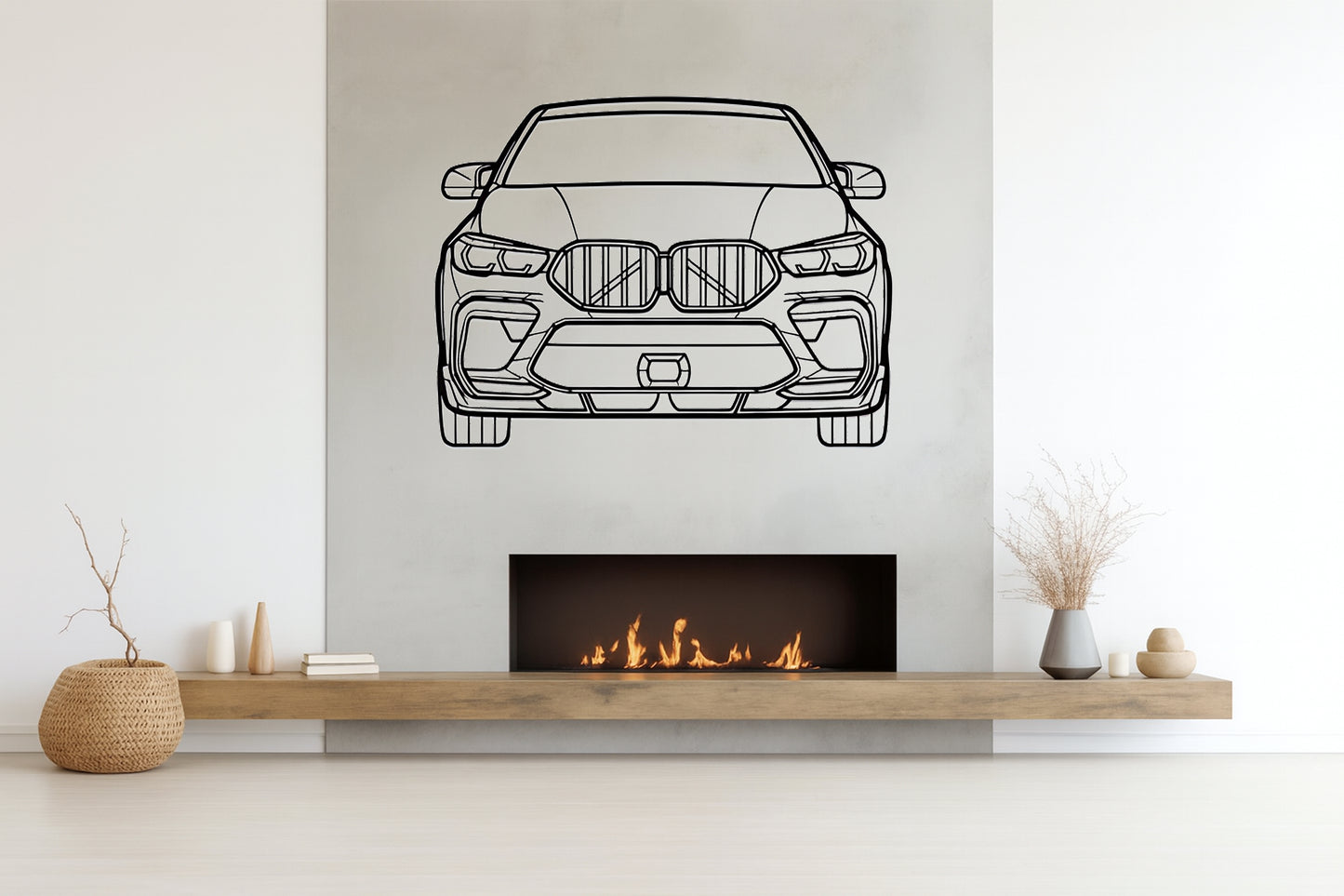 X6M 2022 Front - Metal Wall Art