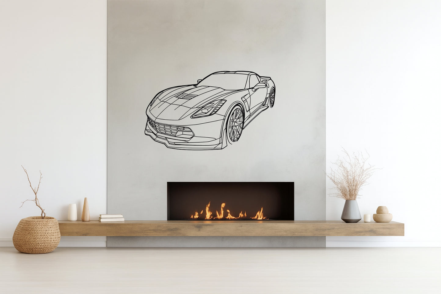 Corvette C7 Z06 - Metal Wall Art