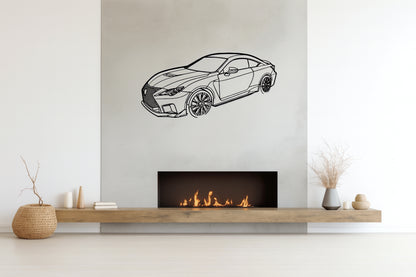RC F 2020 - Metal Wall Art