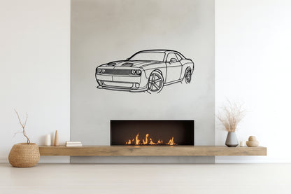 Challenger SRT 2023 - Metal Wall Art