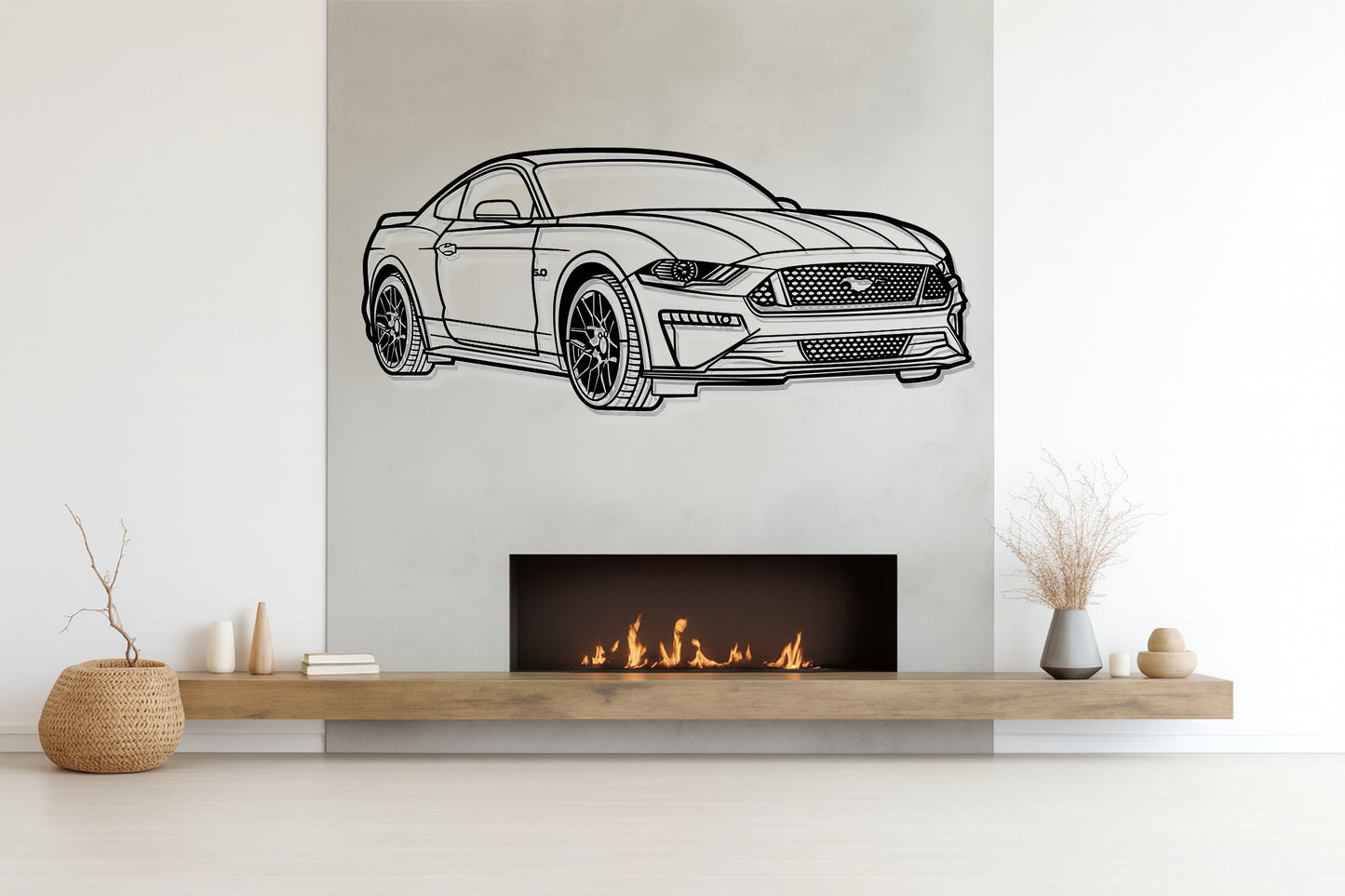 2018 Mustang GT - Perspective - Metal Wall Art