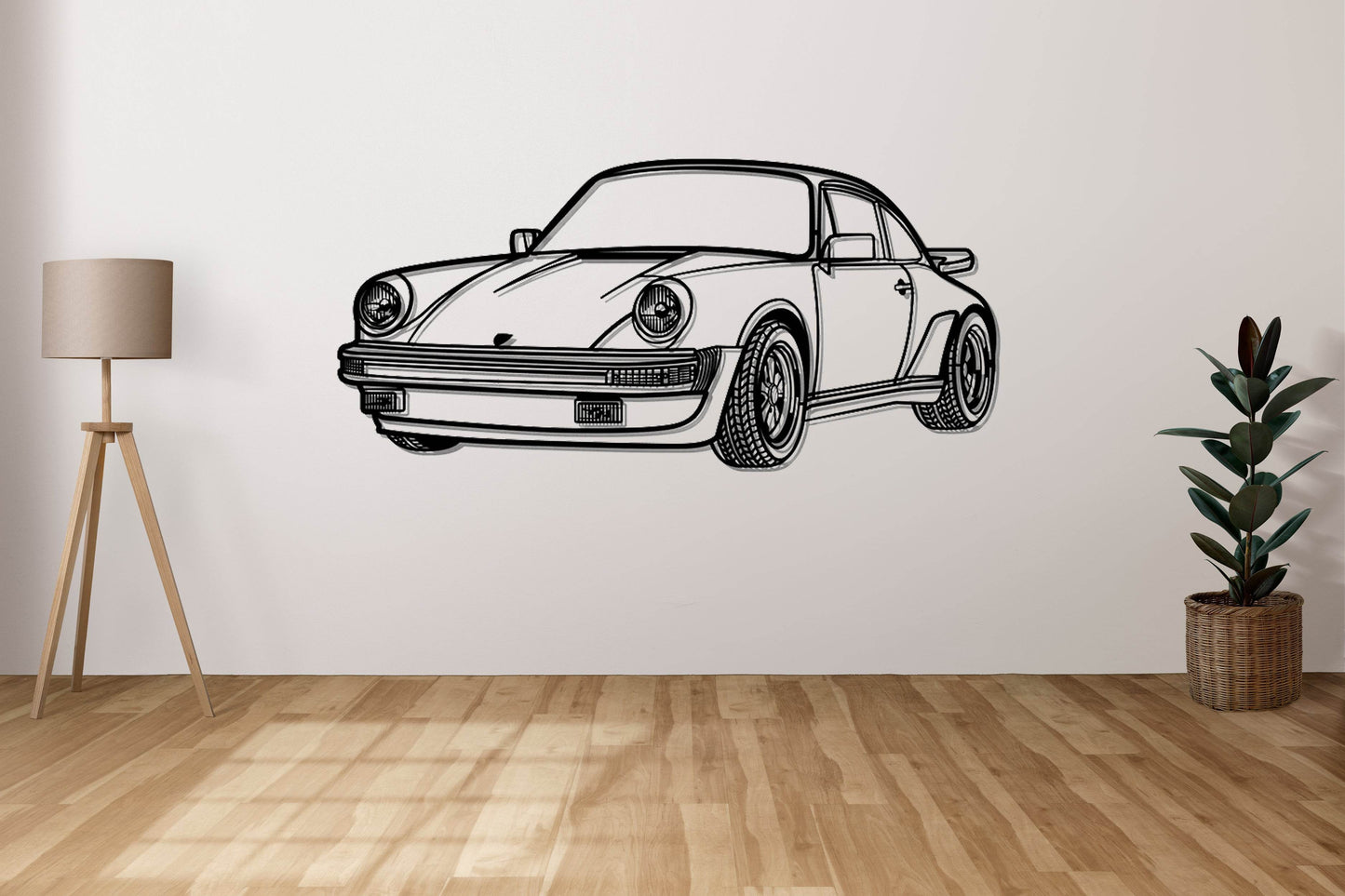 911 Turbo (930) - Metal Wall Art - Metal Art