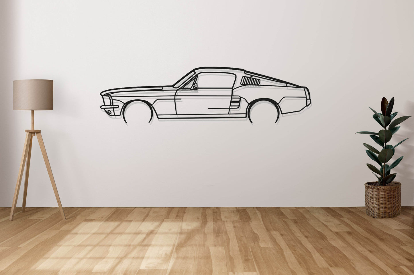 Mustang Fastback - Metal Wall Art - Metal Art