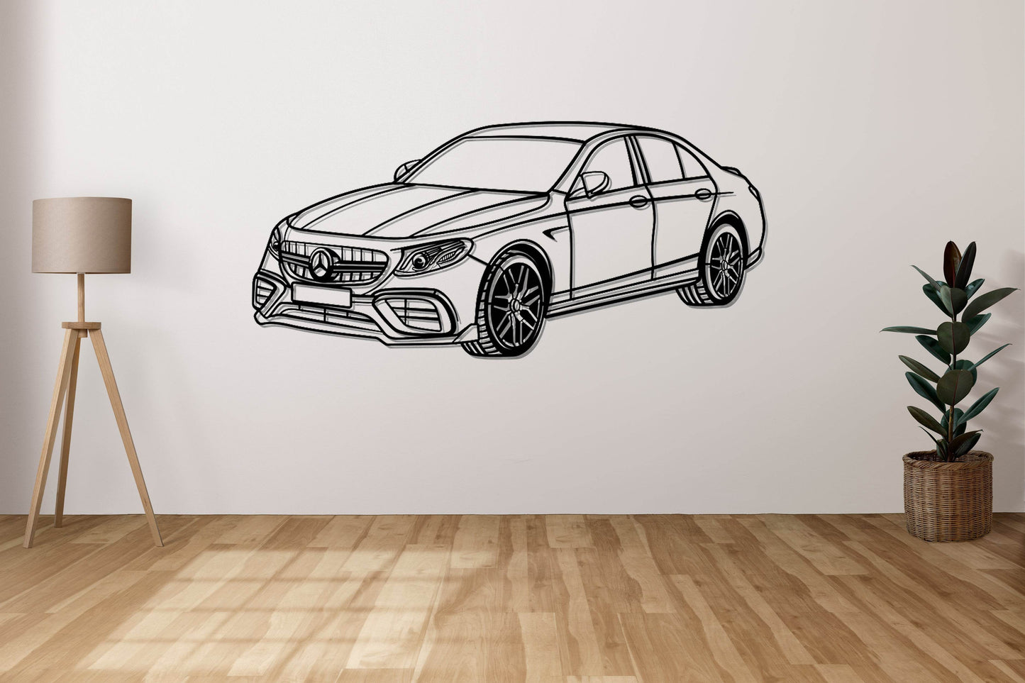 AMG E63 S (W213) - Metal Wall Art - Metal Art