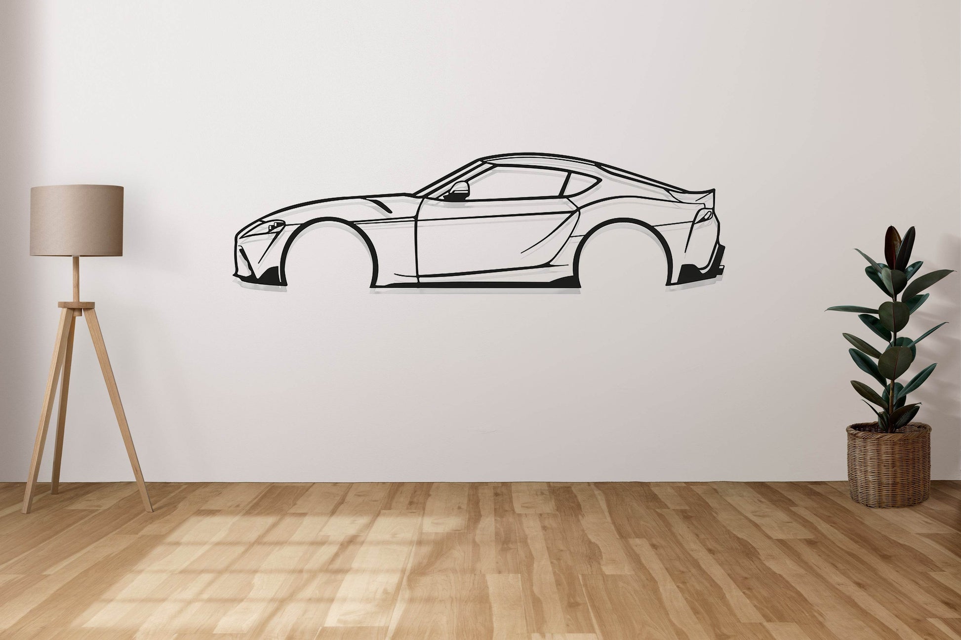 Supra MK5 (A90) - Metal Wall Art - Metal Art