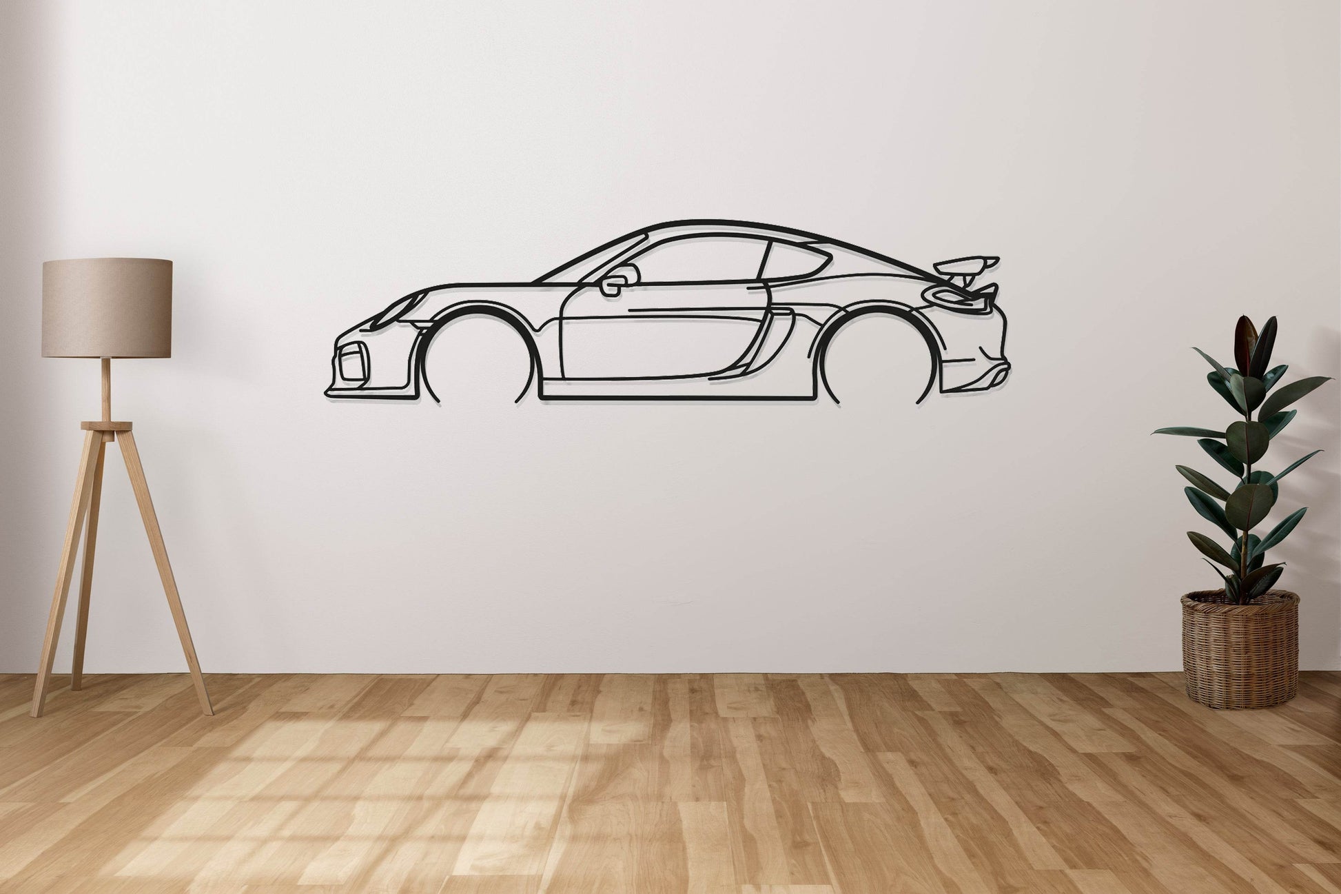 718 Cayman GT4 - Metal Wall Art - Metal Art