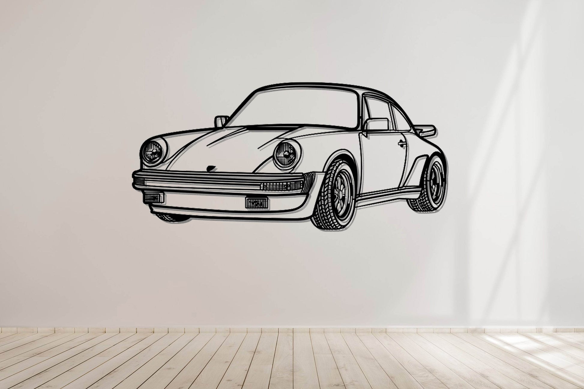 911 Turbo (930) - Metal Wall Art - Metal Art