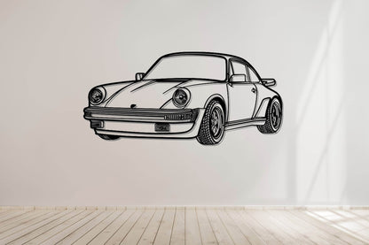 911 Turbo (930) - Metal Wall Art - Metal Art