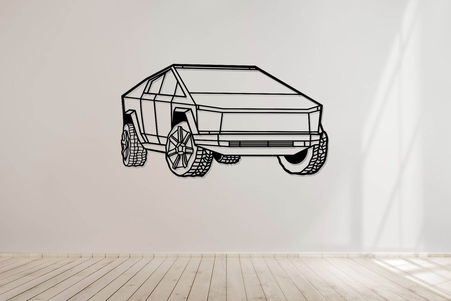 Cybertruck - Metal Wall Art - Metal Art