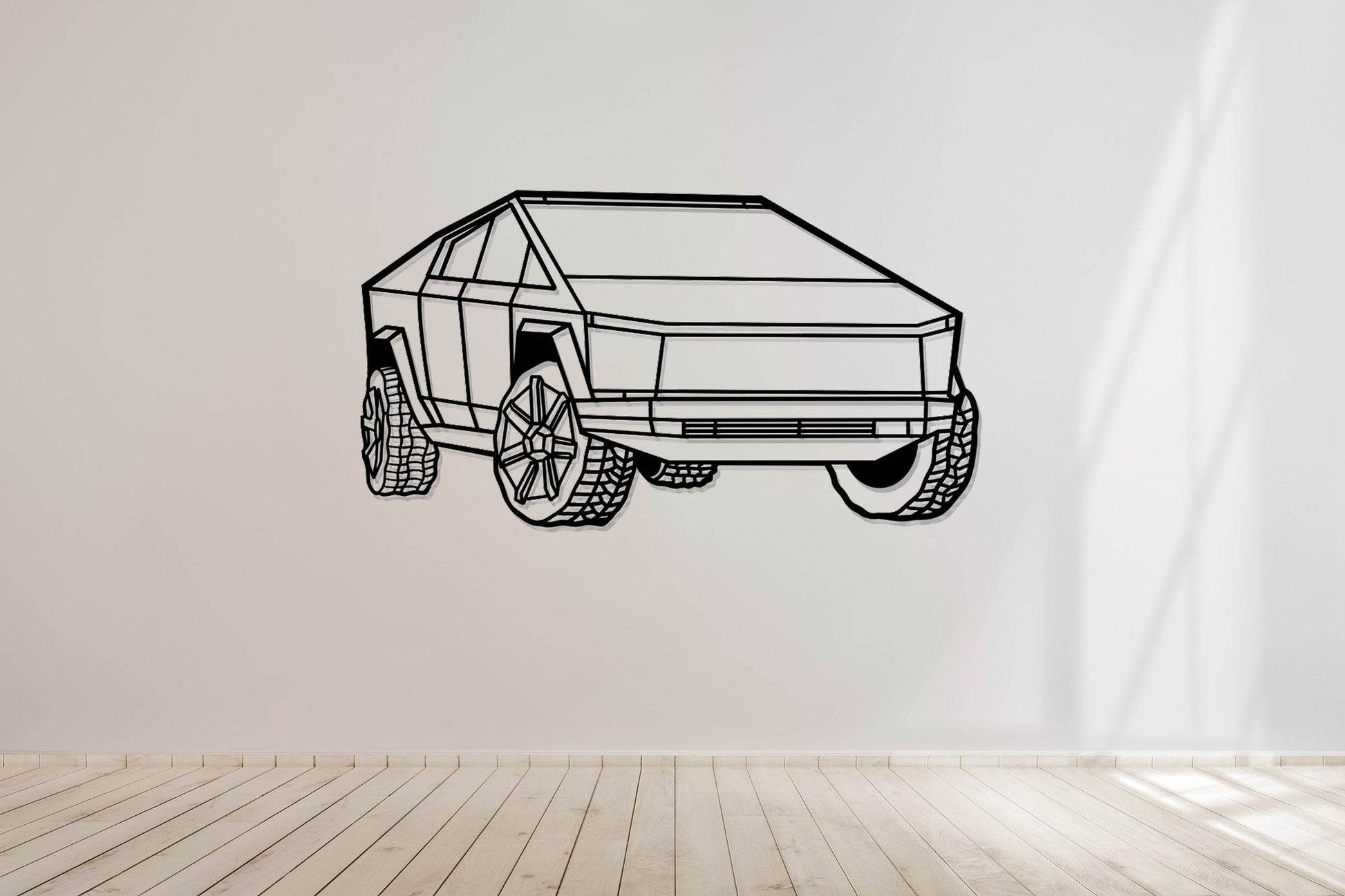 Cybertruck - Metal Wall Art - Metal Art