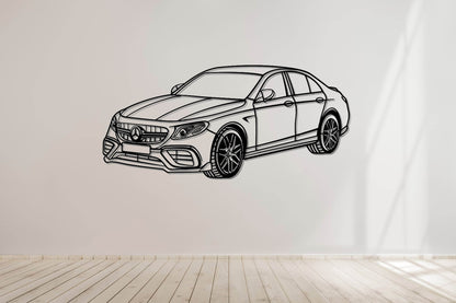 AMG E63 S (W213) - Metal Wall Art - Metal Art