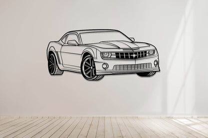 Camaro 5th Gen - Metal Wall Art - Metal Art