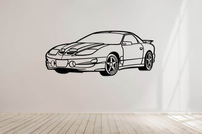 Firebird Trans Am WS6 - Metal Wall Art - Metal Art