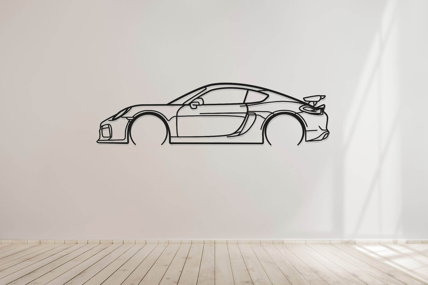 718 Cayman GT4 - Metal Wall Art - Metal Art