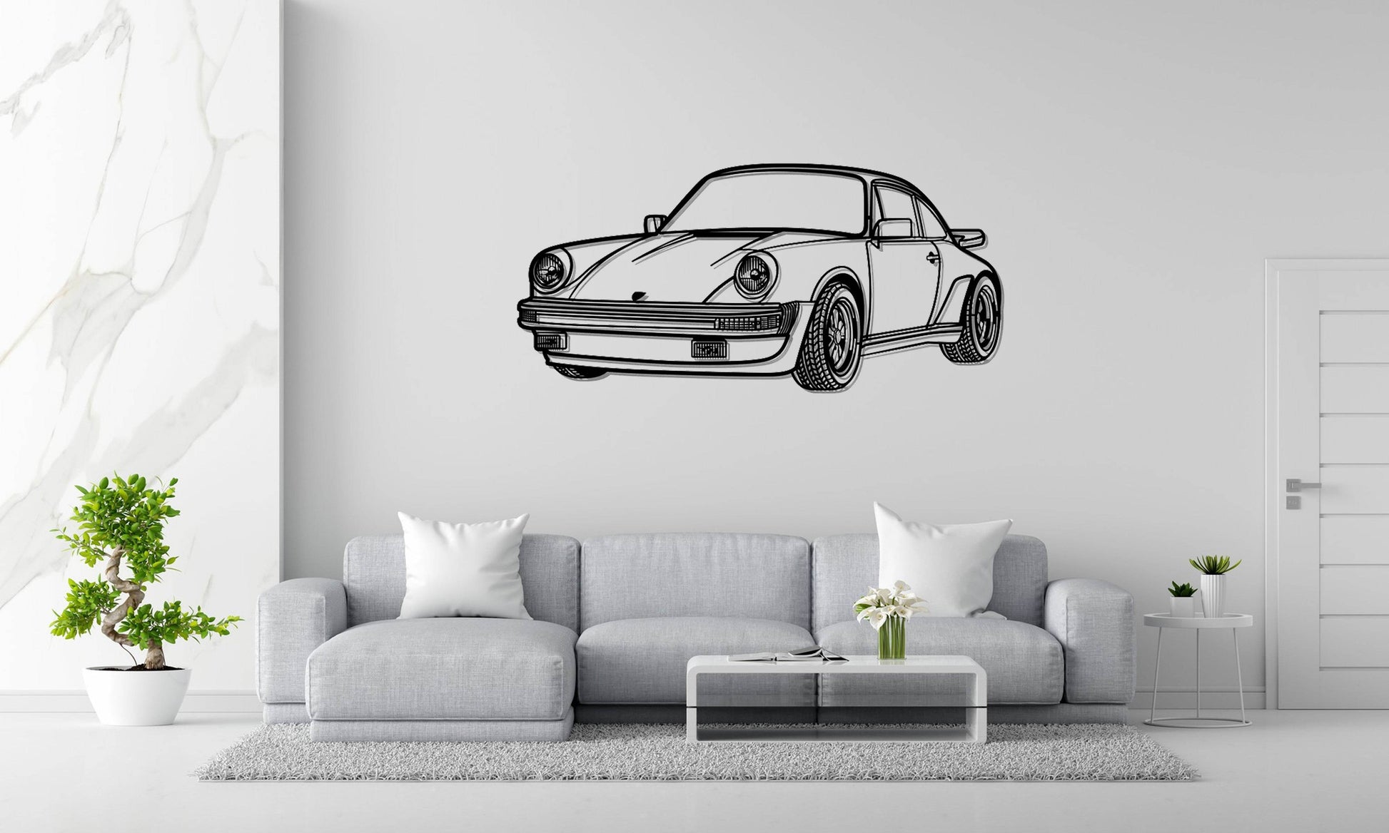911 Turbo (930) - Metal Wall Art - Metal Art