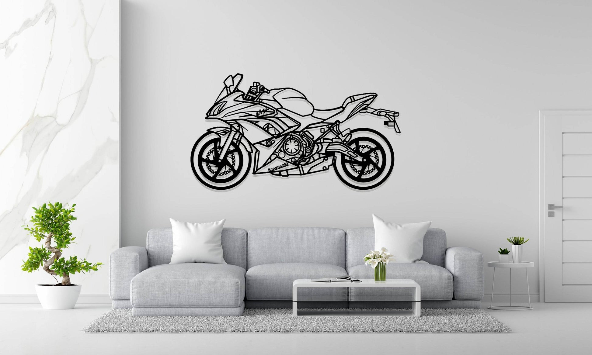 Ninja EX650M - Metal Wall Art - Metal Art