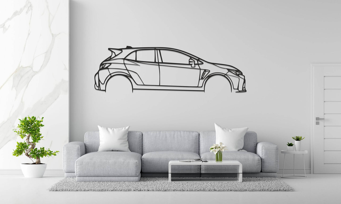 Corolla GR - Metal Wall Art - Metal Art