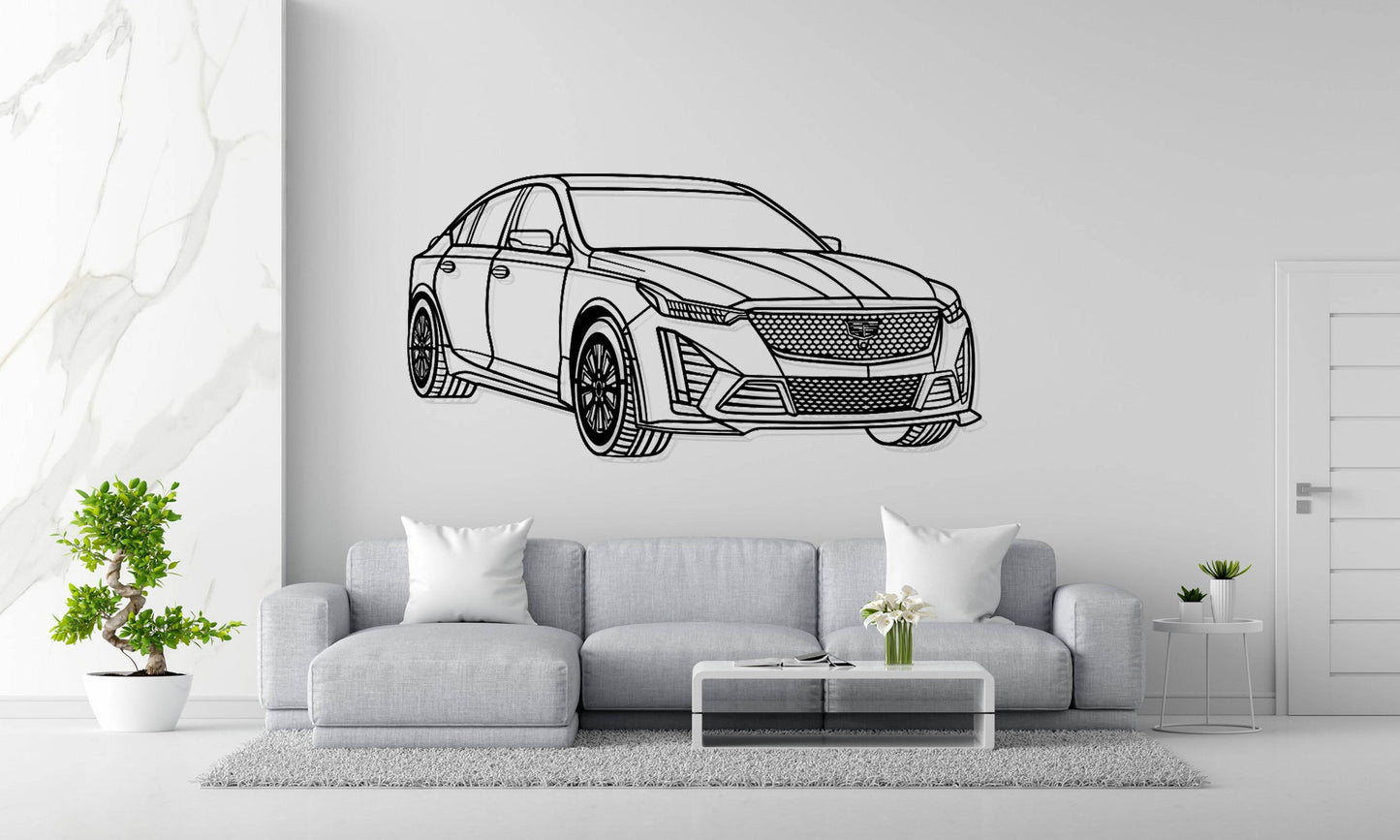 CT5-V Blackwing Perspective - Metal Wall Art - Metal Art