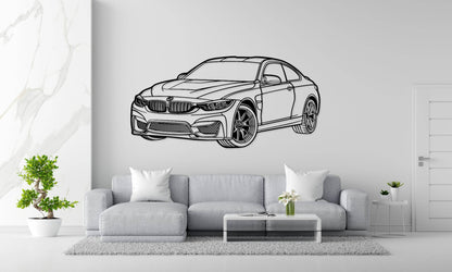 F82 M4 Perspective - Metal Wall Art - Metal Art