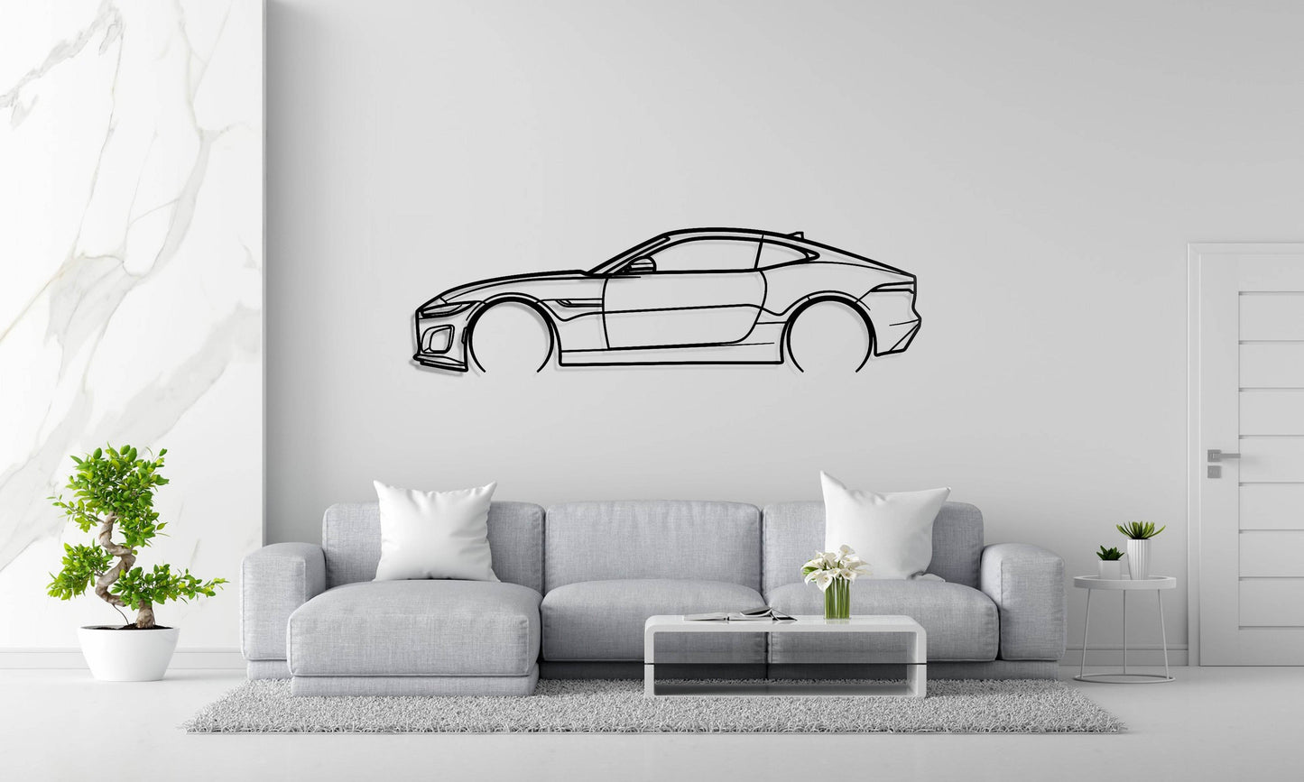 F Type P300 - Metal Wall Art - Metal Art