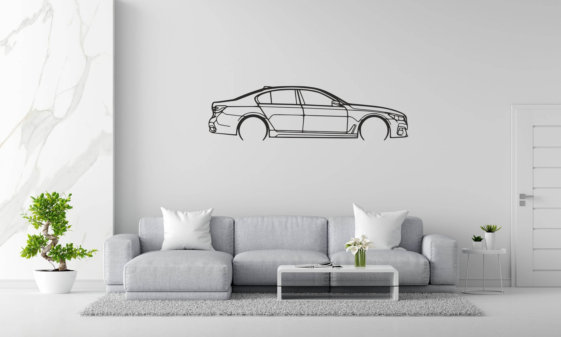 7 Series G11/G12 LCI - Metal Wall Art - Metal Art
