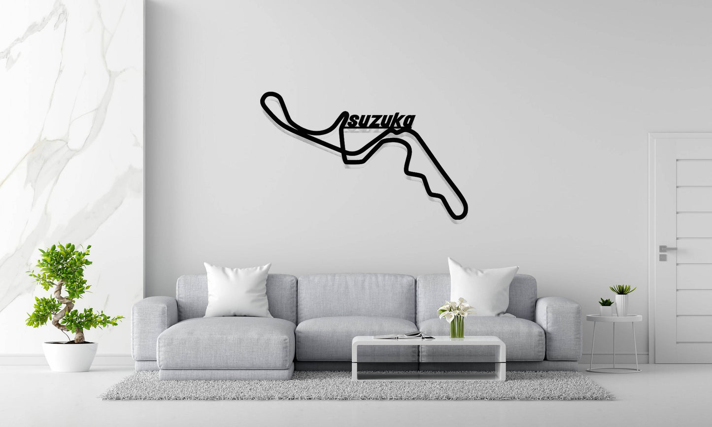 Suzuka Formula 1 Circuit - Metal Wall Art - Metal Art