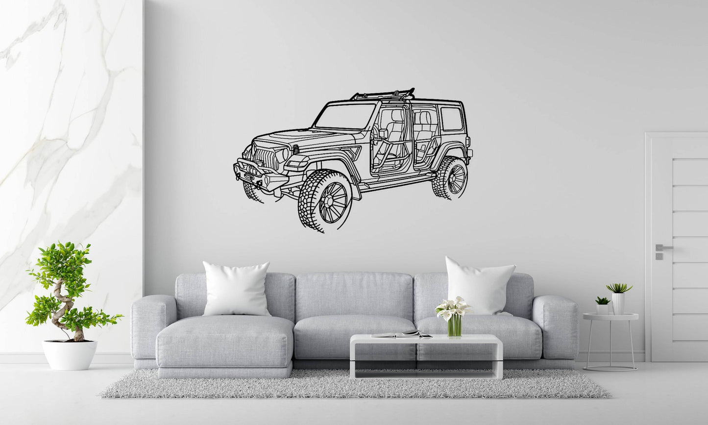Wrangler 2022 - Metal Wall Art - Metal Art