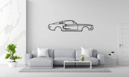 Mustang Fastback - Metal Wall Art - Metal Art